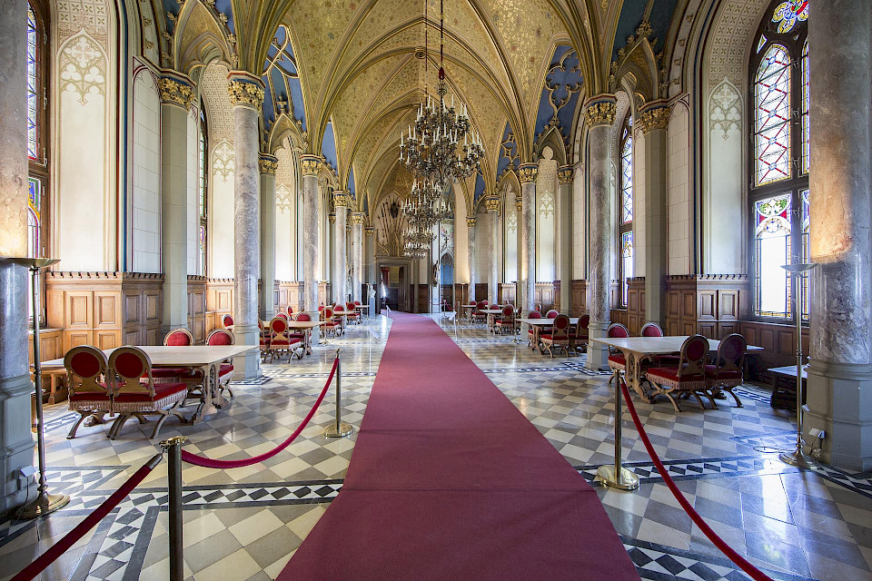 Grafensaal auf der Burg Hohenzollern.