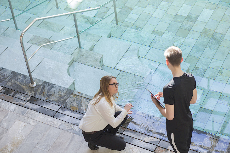 Seit nun 10 Jahren managt Frau Noschka die Wellnessanlage in Friedrichsruhe. Immer im Top Ranking der Spa-Anlagen mit Höchstnoten.