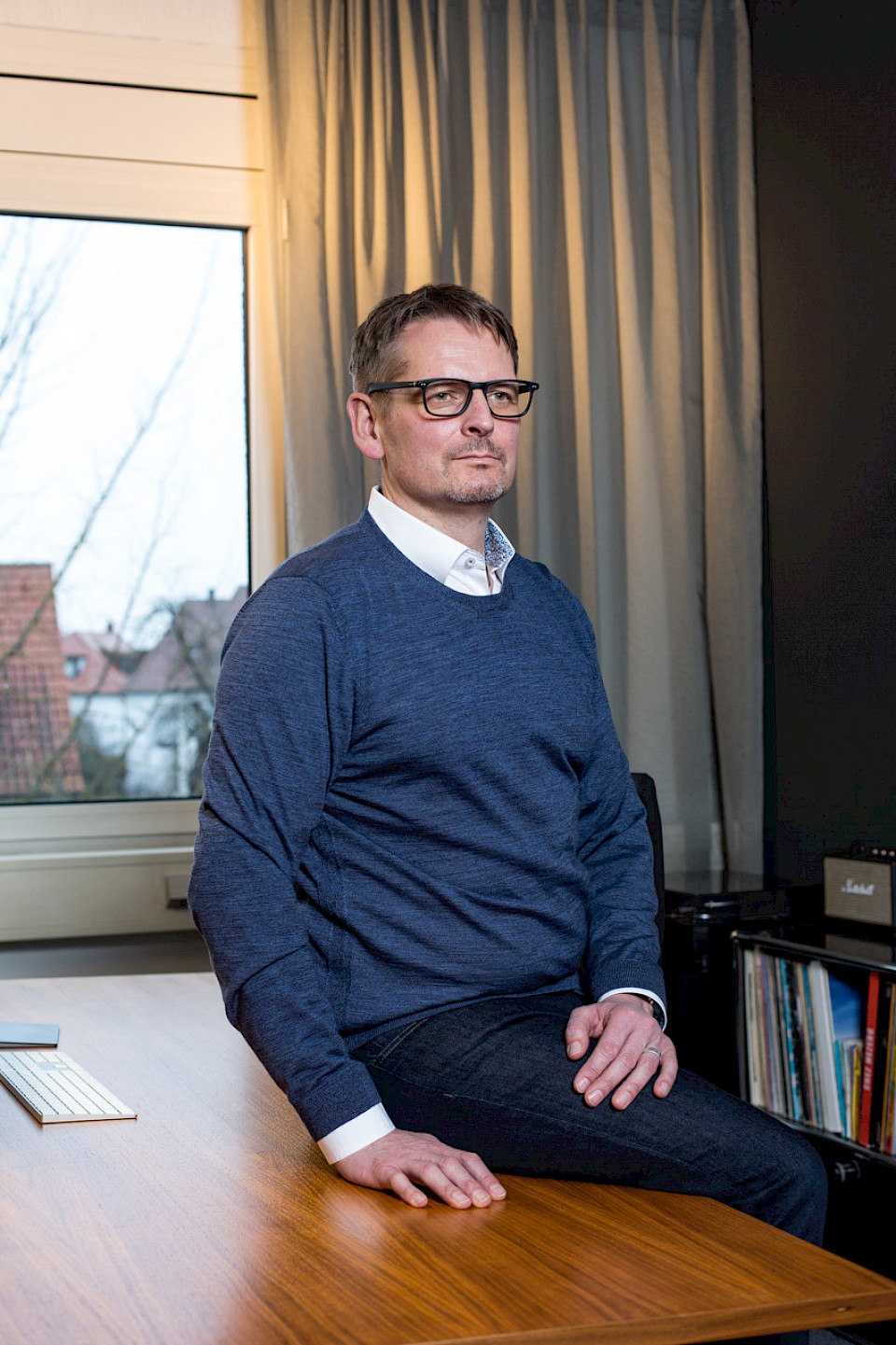 Vorstand / Inhaber Michael Frank von der Werbeagentur „Die Crew“ .